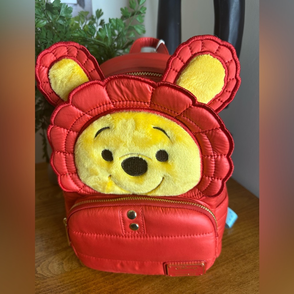 Pooh Puffer Jacket Disney Loungefly NWT